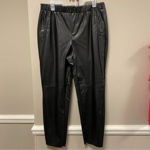Cato Faux Leather Pants 👖 Sz 14/16W NWT Black